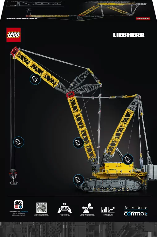 LEGO® Technic. Żuraw gąsienicowy Liebherr LR 13000. 42146 - tantis.pl