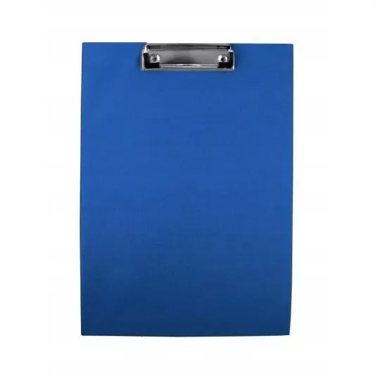 Deska A4 PVC z klipem niebieska D.RECT - tantis.pl