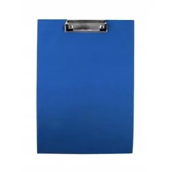 Deska A4 PVC z klipem niebieska D.RECT