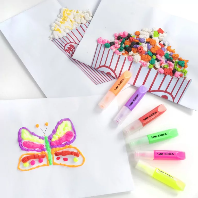 Popcorn żel 6 kolorów - tantis.pl