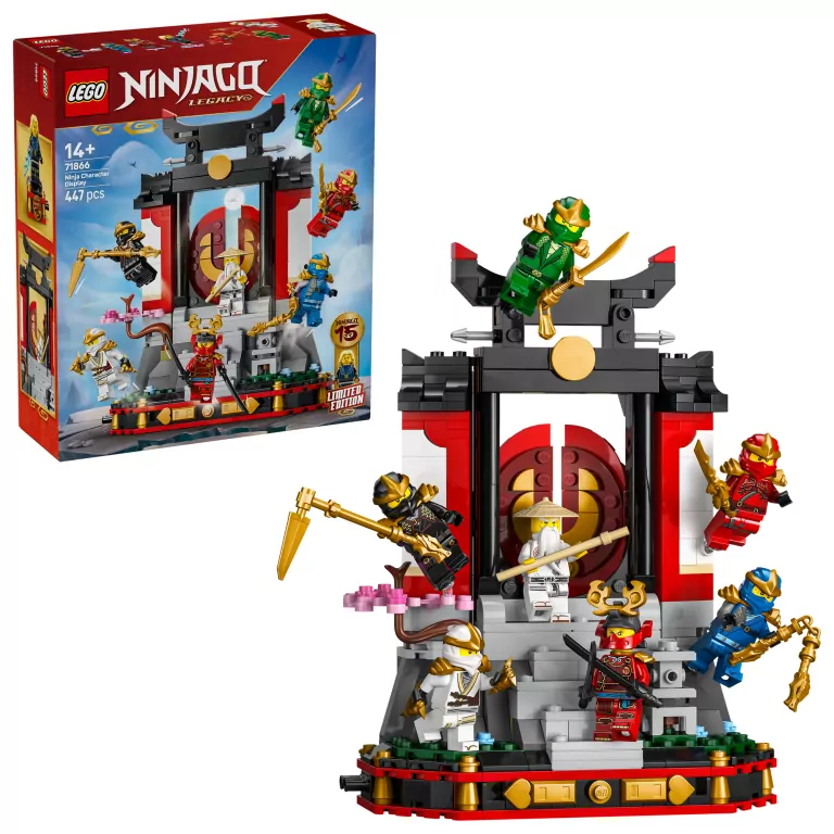 LEGO® Ozdoba z postaciami ninja — 15-lecie 71866 - tantis.pl