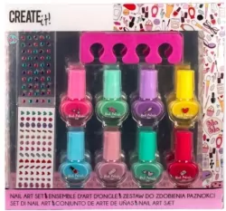 Create it!. Zestaw do paznokci z naklejkami
