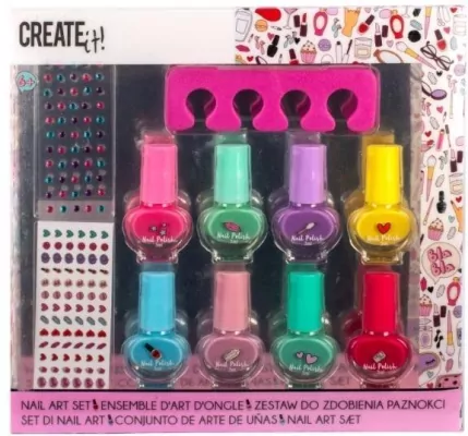Create it!. Zestaw do paznokci z naklejkami