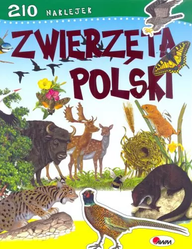 Zwierzęta polski 210 naklejek - tantis.pl