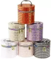 Kuferek S z lusterkiem na zamek 14x13x14cm MIX - tantis.pl