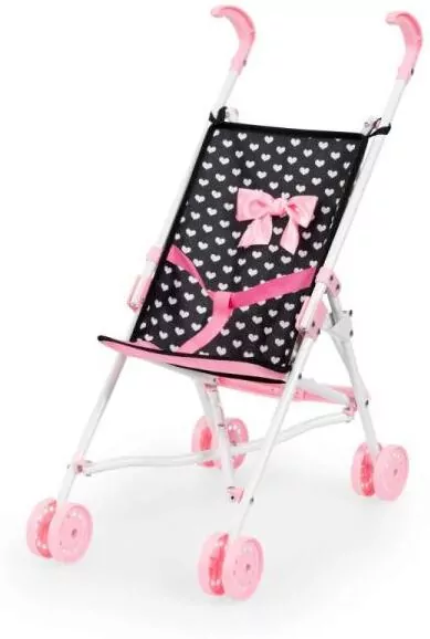 Wózek spacerówka dla lalek czarny Buggy - tantis.pl