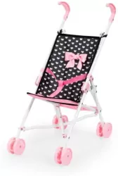 Wózek spacerówka dla lalek czarny Buggy