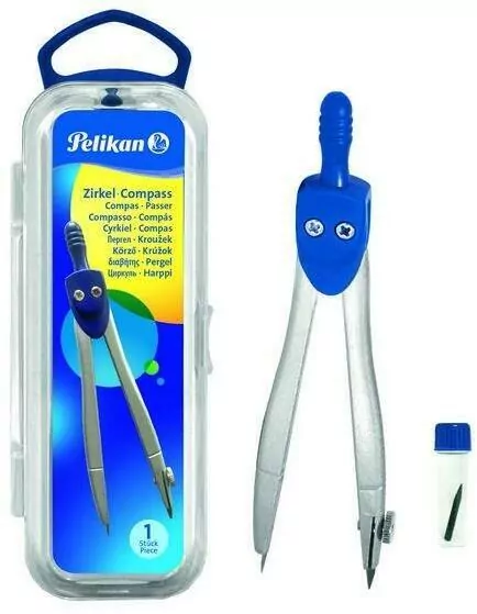 Cyrkiel metalowy w etui - tantis.pl