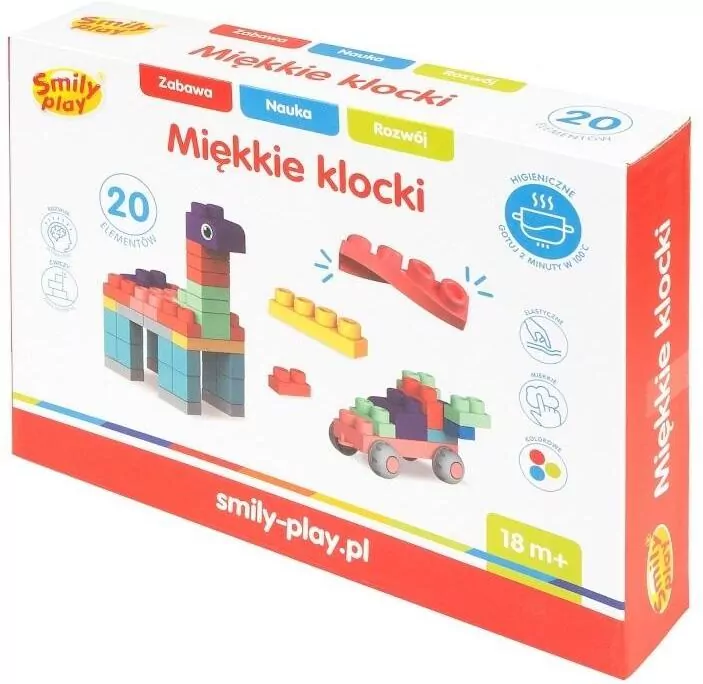 Klocki miękkie 20el - tantis.pl
