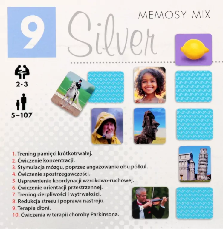 Memosy Silver mix ALEX - tantis.pl