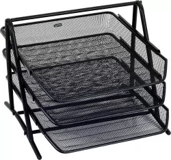 Stojak na dokumenty GR-069 metalowy czarny GRAND