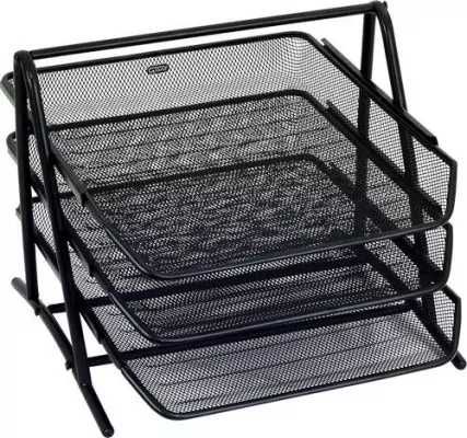 Stojak na dokumenty GR-069 metalowy czarny GRAND