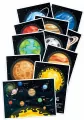 Plansze edukacyjne A4 - Kosmos. 11 kart - tantis.pl