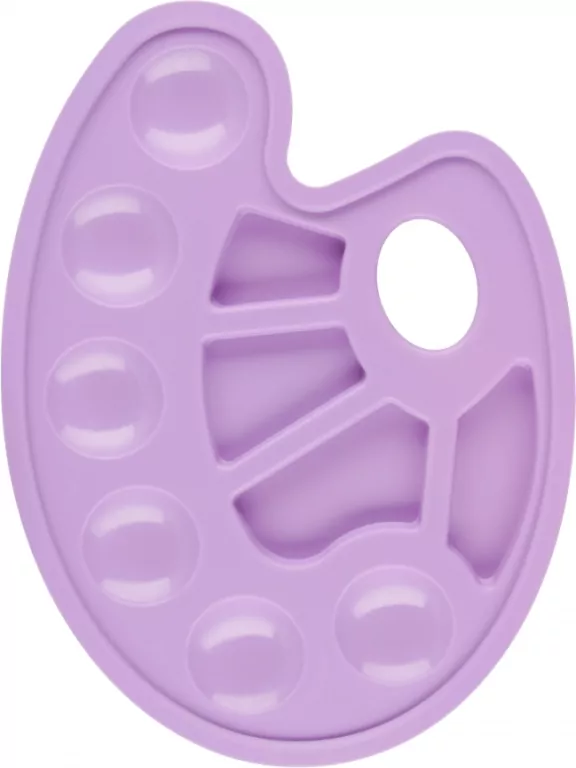 Plastikowa paleta do farb pastel fiolet - tantis.pl