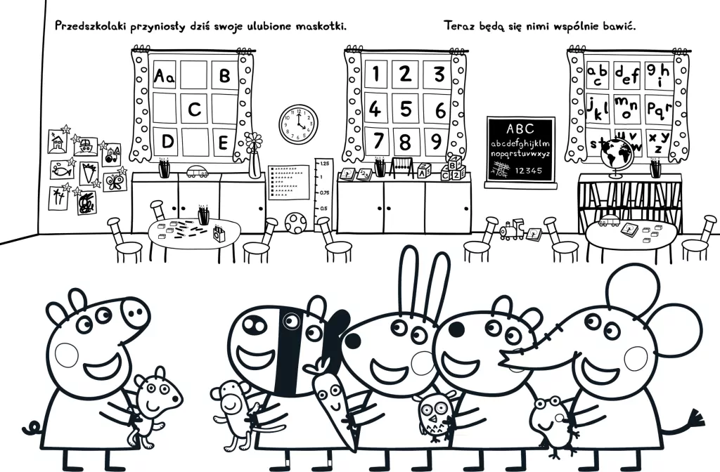 Peppa Pig. Dodaj kolorów 9. Wesołe przedszkole - tantis.pl