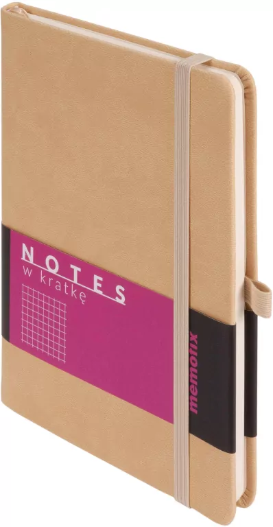 Notes Memofix B6 kratka beżowy - tantis.pl