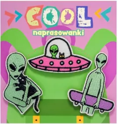 Naszywki/ naprasowanki na plecak cool. Ufo