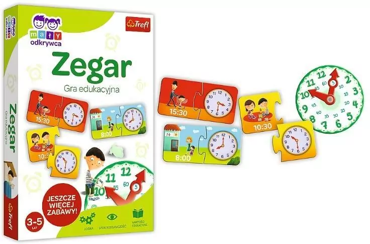 Mały odkrywca. Zegar - tantis.pl