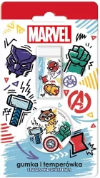 Gumka + temperówka Avengers