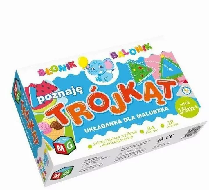 Poznaję trójkąt. Układanka dla maluszka - tantis.pl