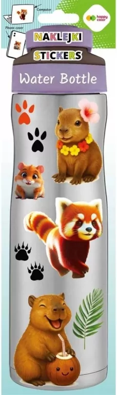 Naklejki Water Bottle Kapibara 83x286 HAPPY COLOR - tantis.pl