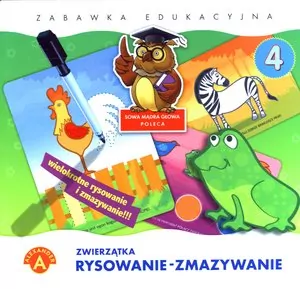 Rysowanie-zmazywanie. Zwierzątka - tantis.pl