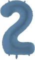 Balon foliowy cyfra 2 86cm granat - tantis.pl