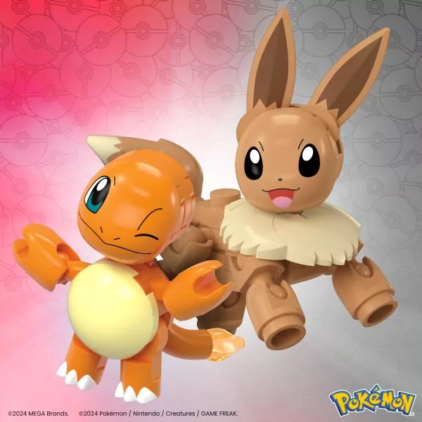 Mega Pokemon Charmander i Evee Poke Balle - tantis.pl