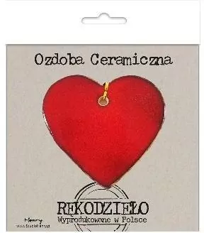 Zawieszka ceramiczna - Serce - tantis.pl