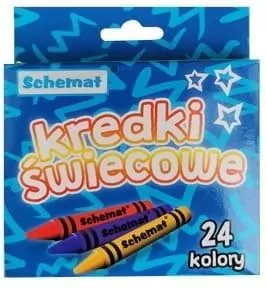 Kredki świecowe 24 kolory - tantis.pl