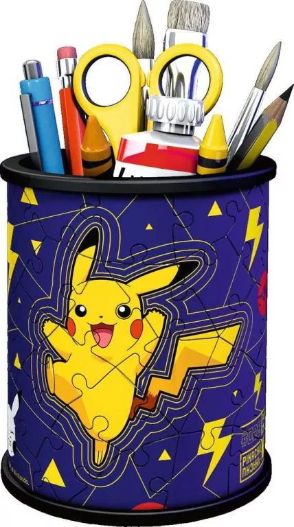 Przybornik Pikachu. Puzzle 54 3D - tantis.pl