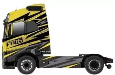 BBurago. Str. Fire Haulers Volvo FH16 Met Grey 1:43 - tantis.pl