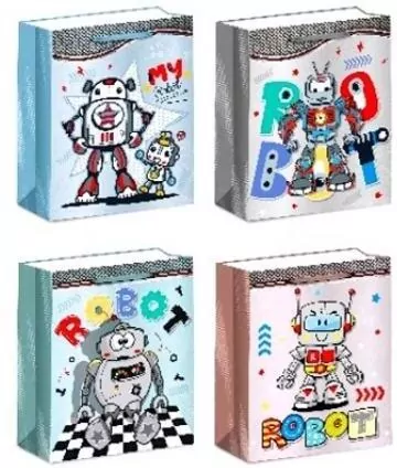 Torebka prezentowa M Robot - tantis.pl