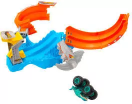 Hot Wheels Monster Trucks Pętla rekina Tor z kraks - tantis.pl