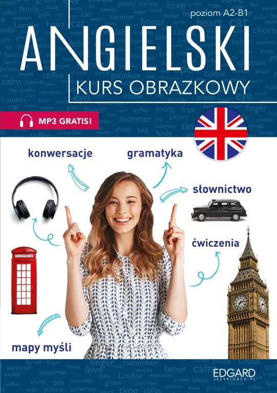Angielski. Kurs obrazkowy. Poziom A2-B1 - tantis.pl