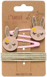 Zestaw spinki i gumki