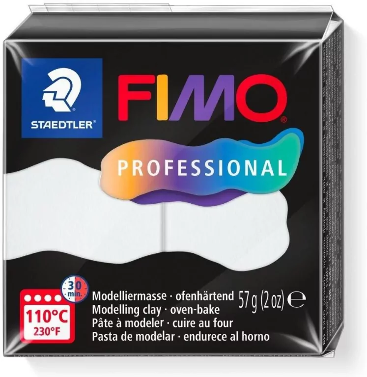 Masa termoutwardzalna Fimo 57g biały - tantis.pl