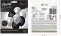 Balony B&C bukiet srebrno-czarny sto lat - tantis.pl