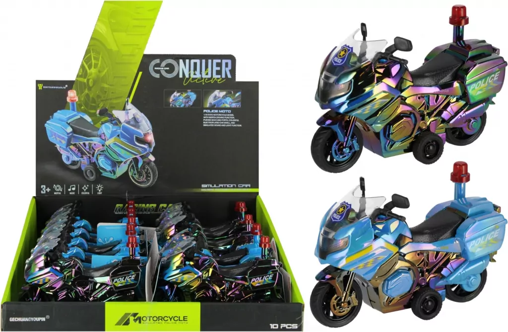 MOTOCYKL DZ/SW P/B 16CM MIX2 MC DISP 10/120 - tantis.pl