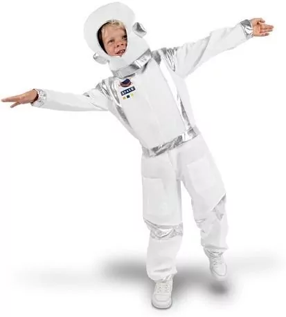 Strój astronauta biały rozm. 116-128cm - tantis.pl