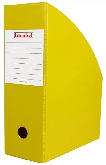 Pojemnik na dokumenty żółty 10cm - tantis.pl