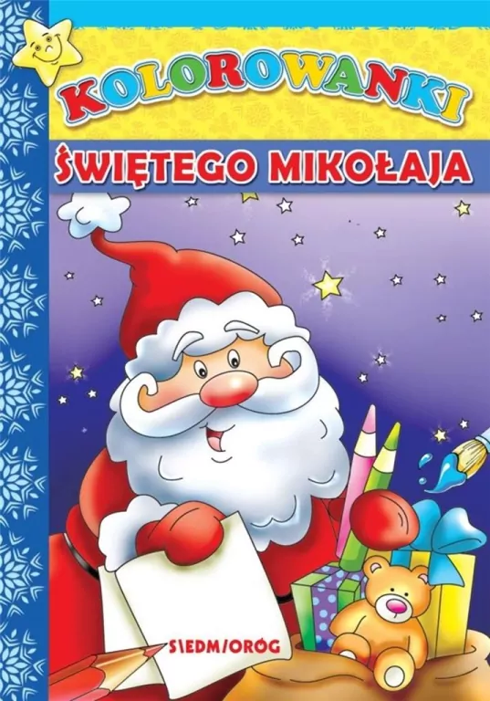 Kolorowanki Świętego Mikołaja - tantis.pl