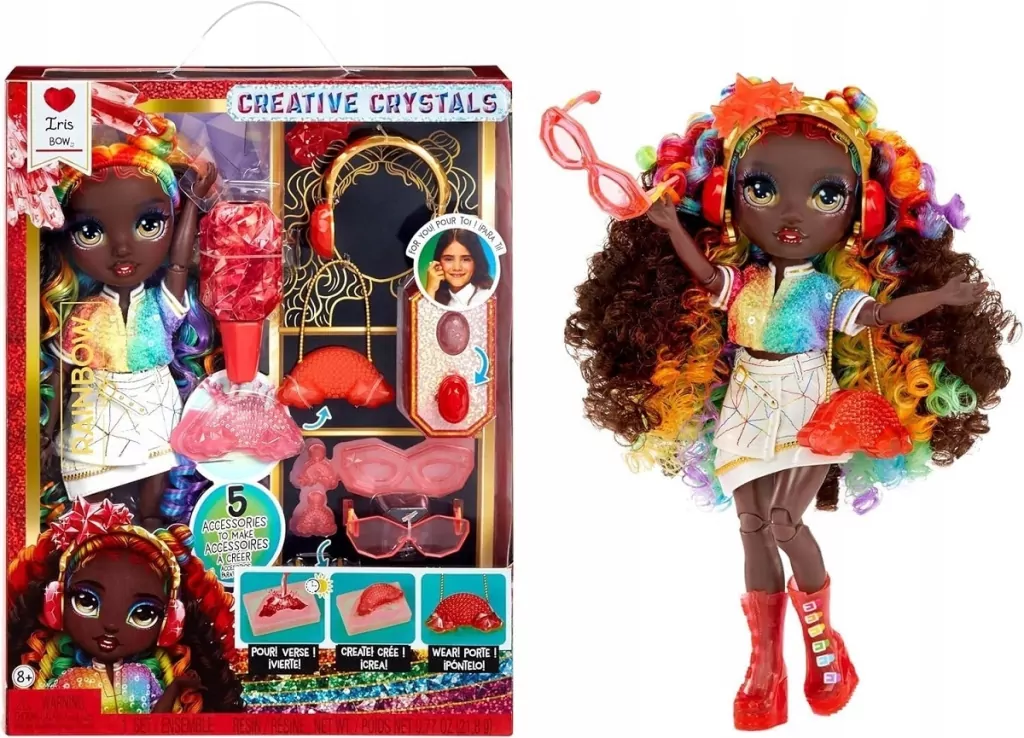 Rainbow High. Creative Crystals Fashion Doll. Iris - tantis.pl