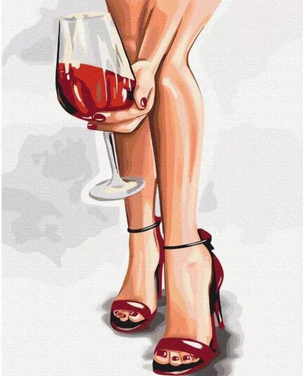 Malowanie po numerach - Gracja szkła 40x50cm - tantis.pl