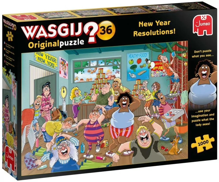 Puzzle 1000 Postanowienia noworoczne Wasgij - tantis.pl