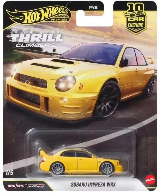 Hot Wheels Kultowe auta Subaru Impreza WRX - tantis.pl