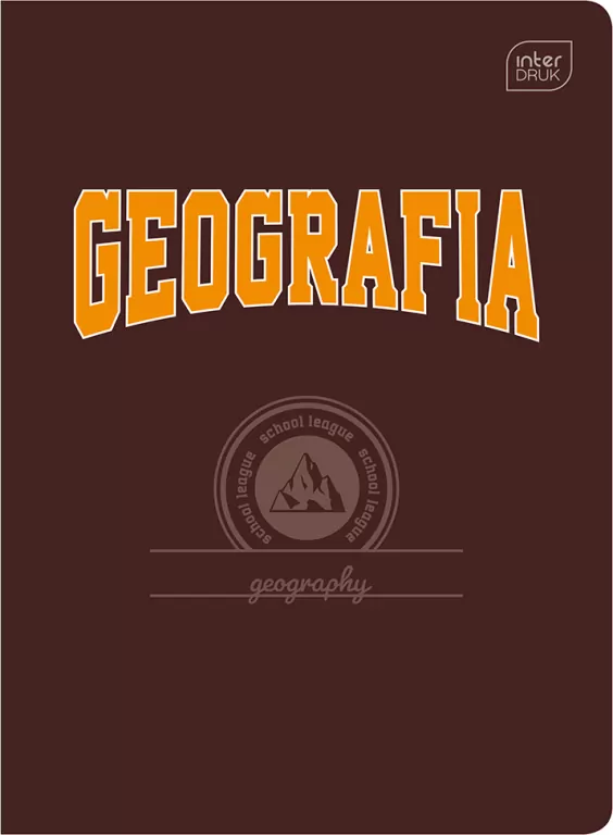 Zeszyt A5 60k kratka geografia HYBRID FSC Credit p10 INTERDRUK mix cena za 1szt - tantis.pl