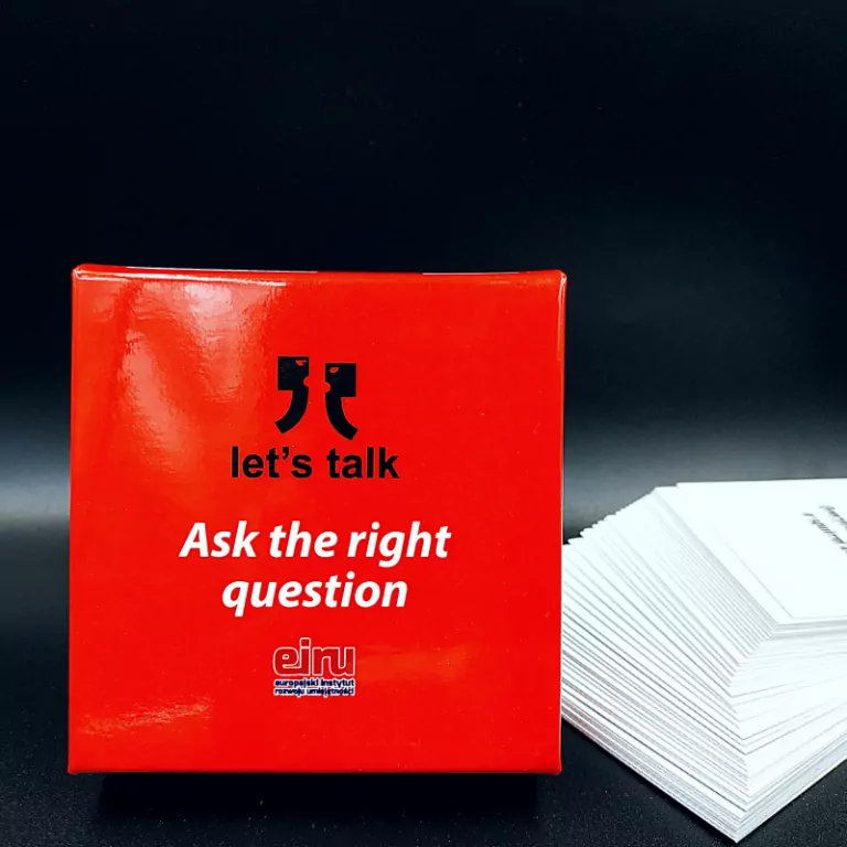 Karty konwersacyjne mini Ask the right question - tantis.pl
