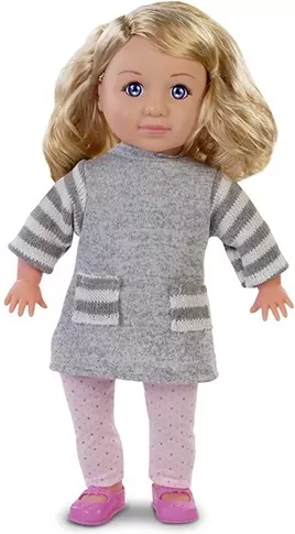 Lalka Natalia z pieskiem pluszowym 35cm - tantis.pl