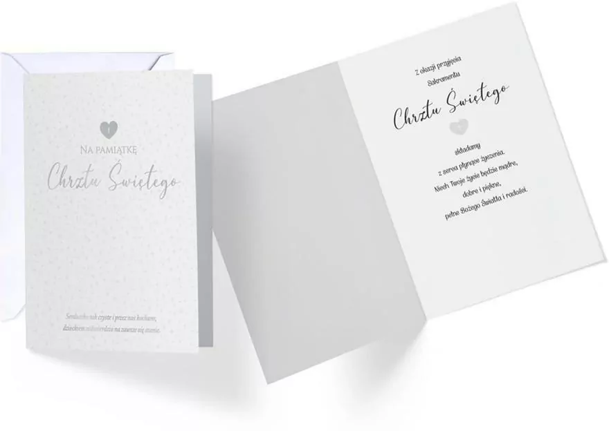 Karnet. Chrzest - tantis.pl